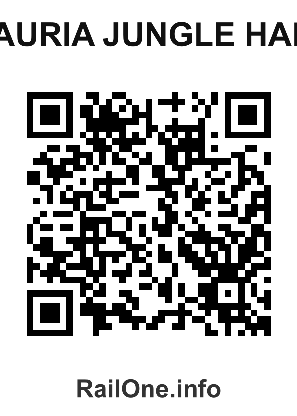 RailOne QR Code for Kauria Jungle Halt station