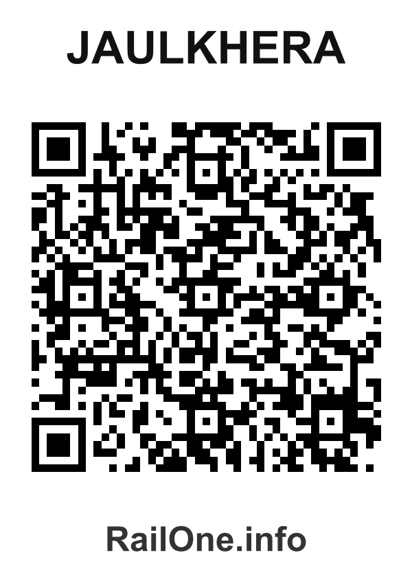 RailOne QR Code for Jaulkhera station