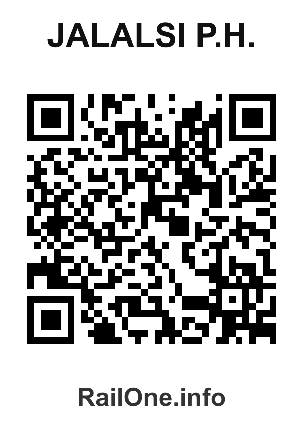 RailOne QR Code for Jalalsi P.h. station