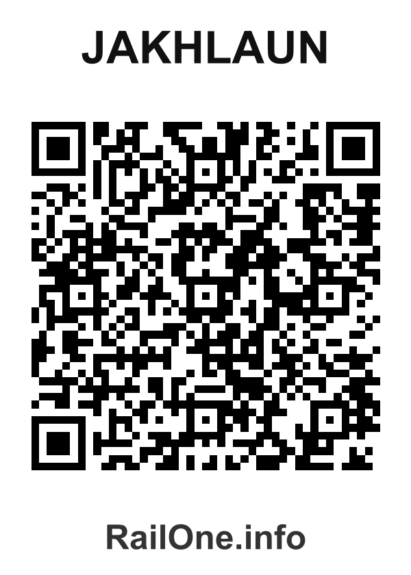 RailOne QR Code for Jakhlaun station