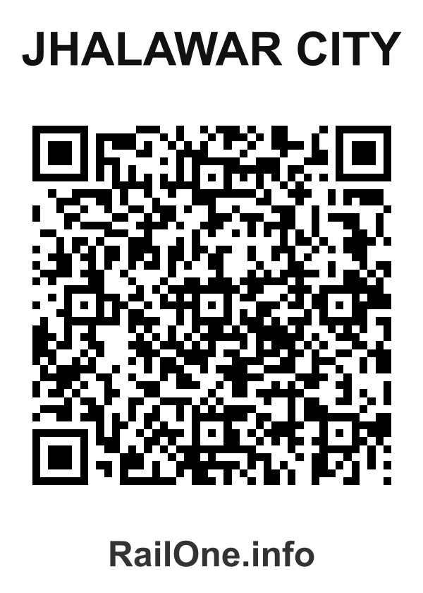 RailOne QR Code for Jhalawar City station