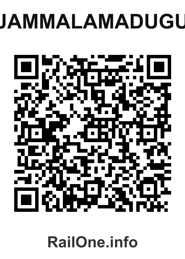 RailOne QR Code for Jammalamadugu station