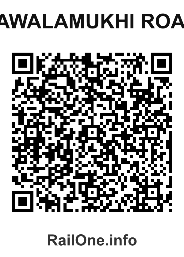 RailOne QR Code for Jawalamukhi Road station