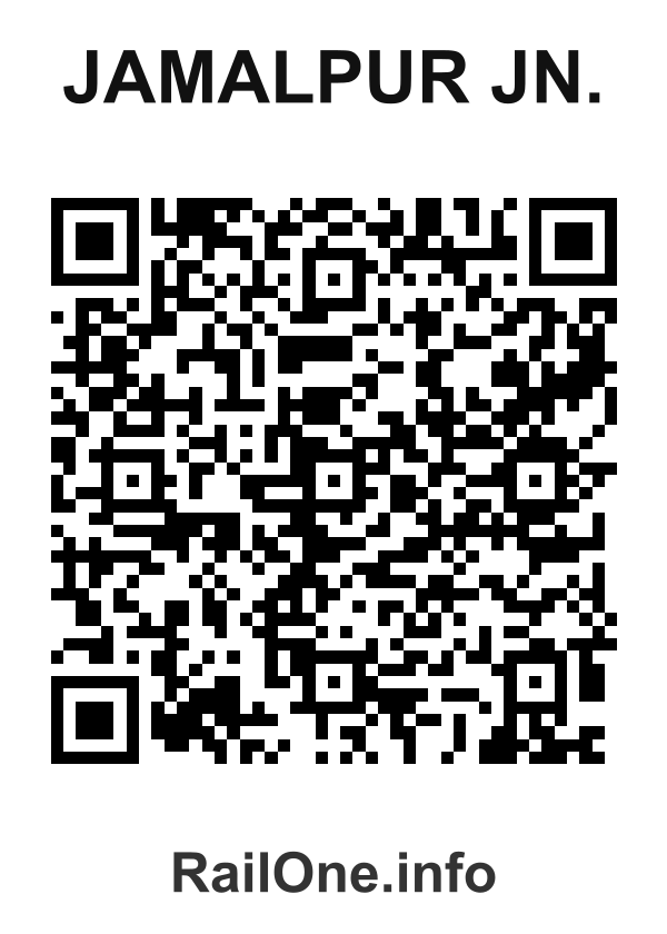 RailOne QR Code for Jamalpur Jn. station