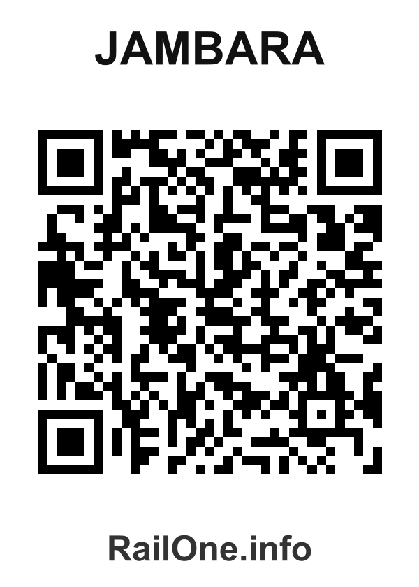 RailOne QR Code for Jambara station