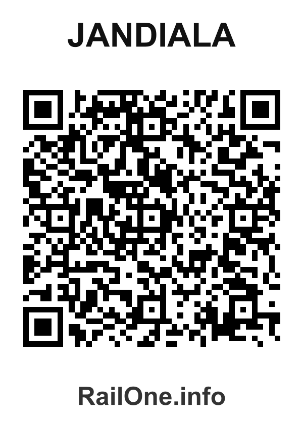RailOne QR Code for Jandiala station