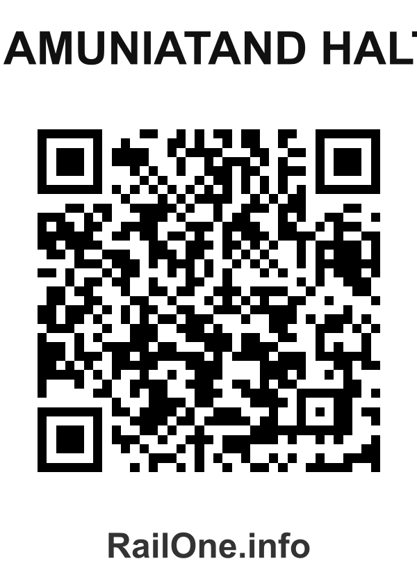 RailOne QR Code for Jamuniatand Halt station