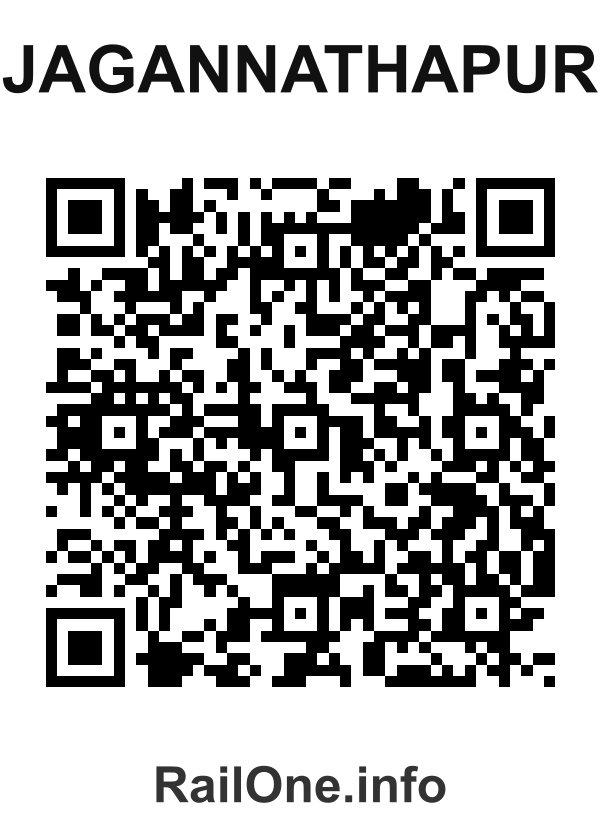 RailOne QR Code for Jagannathapur station