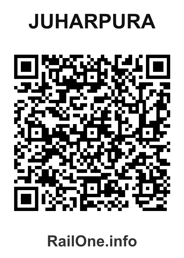 RailOne QR Code for Juharpura station