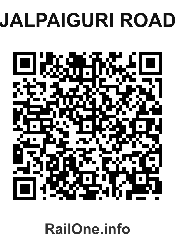 RailOne QR Code for Jalpaiguri Road station