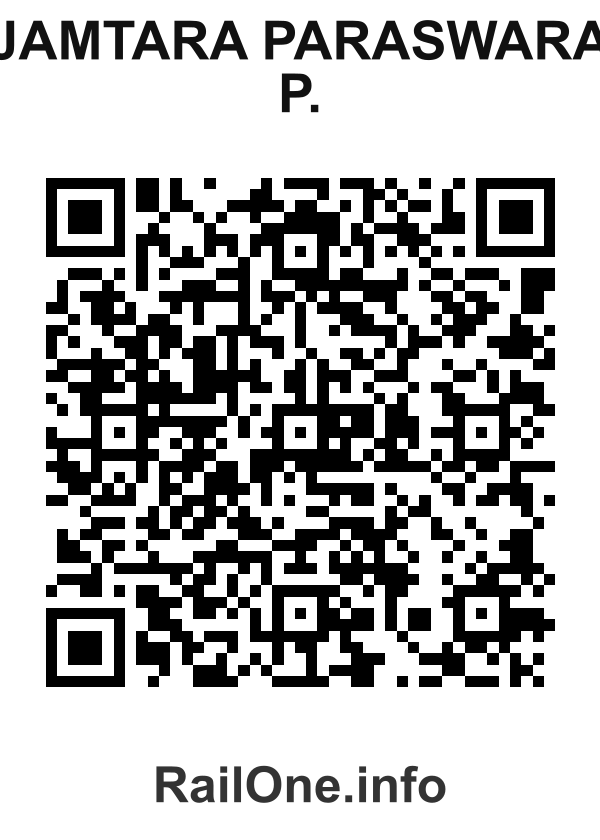 RailOne QR Code for Jamtara Paraswara P. station
