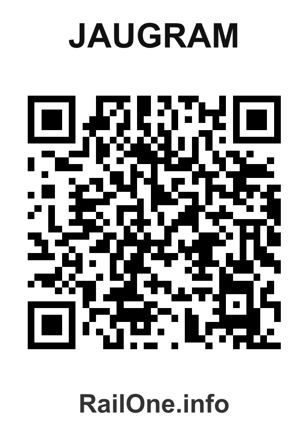 RailOne QR Code for Jaugram station
