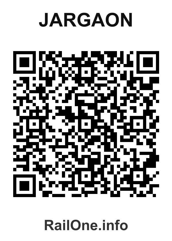 RailOne QR Code for Jargaon station