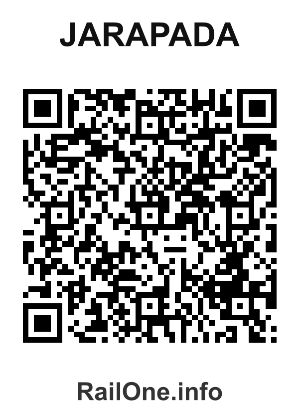 RailOne QR Code for Jarapada station