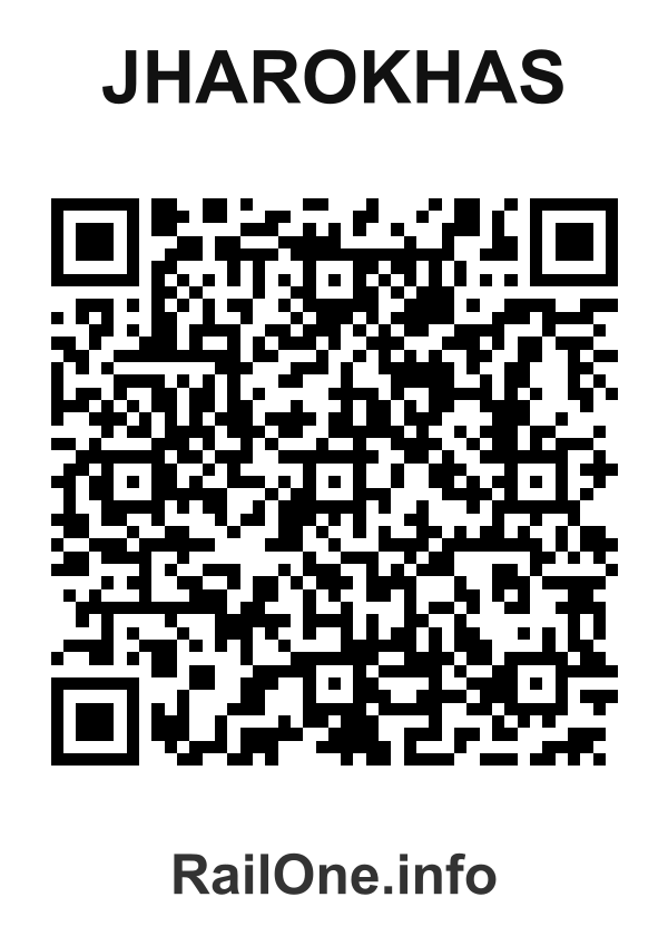 RailOne QR Code for Jharokhas station