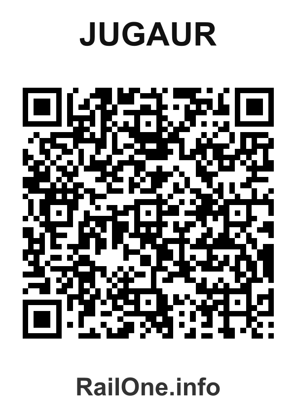 RailOne QR Code for Jugaur station