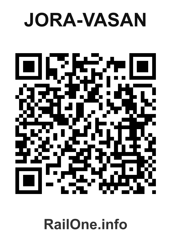 RailOne QR Code for Jora-vasan station