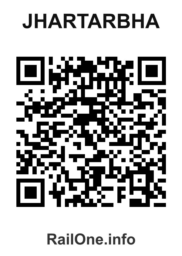 RailOne QR Code for Jhartarbha station