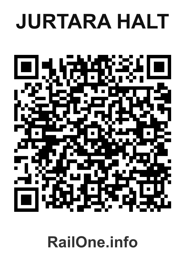 RailOne QR Code for Jurtara Halt station