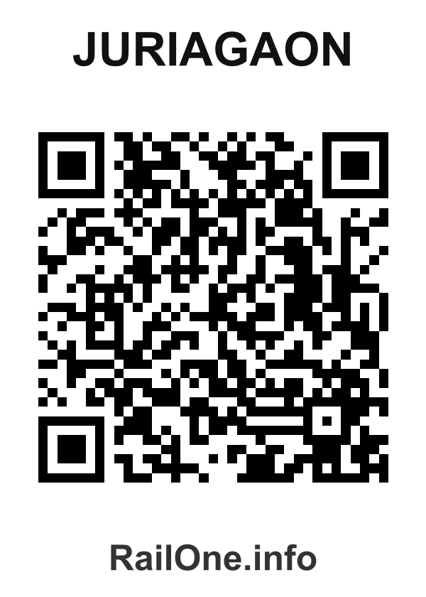 RailOne QR Code for Juriagaon station