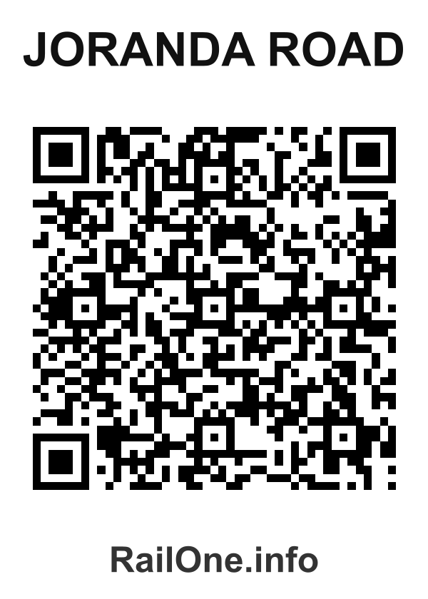 RailOne QR Code for Joranda Road station