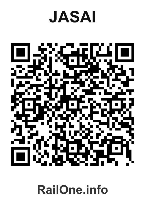 RailOne QR Code for Jasai station