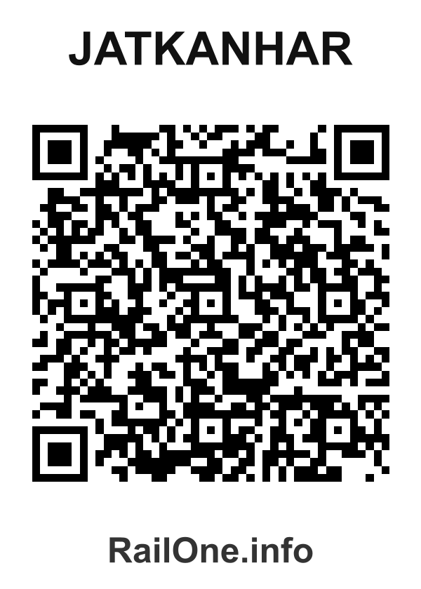RailOne QR Code for Jatkanhar station