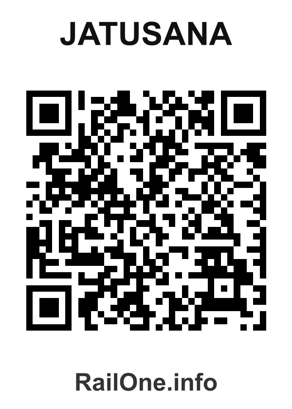 RailOne QR Code for Jatusana station