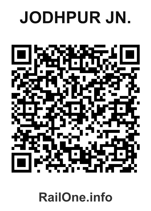 RailOne QR Code for Jodhpur Jn. station