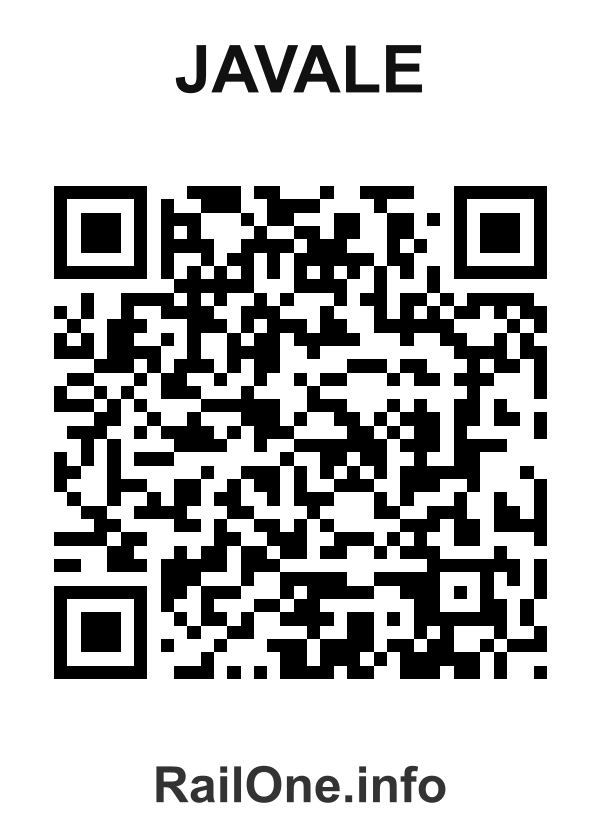 RailOne QR Code for Javale station