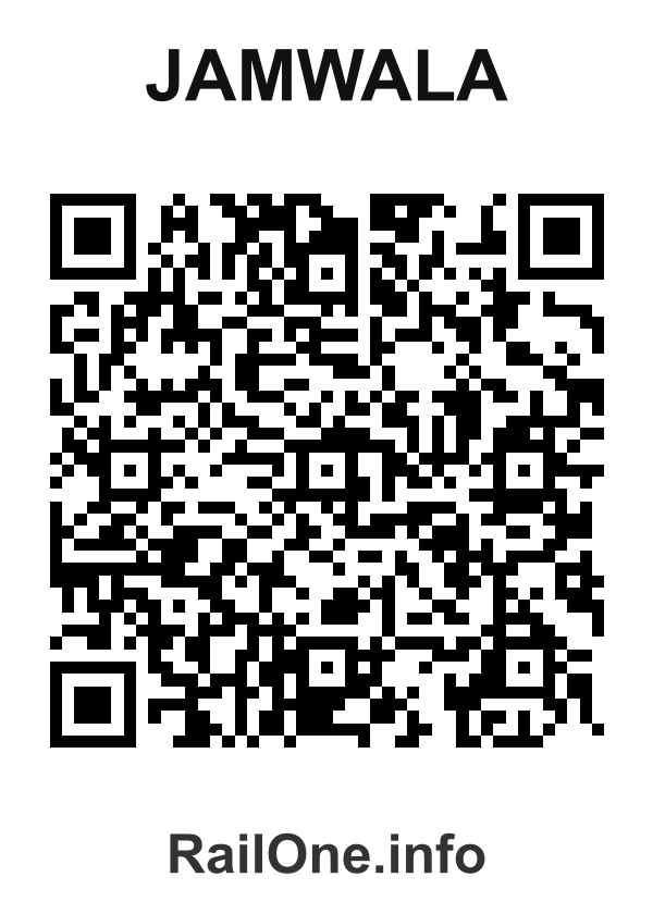 RailOne QR Code for Jamwala station