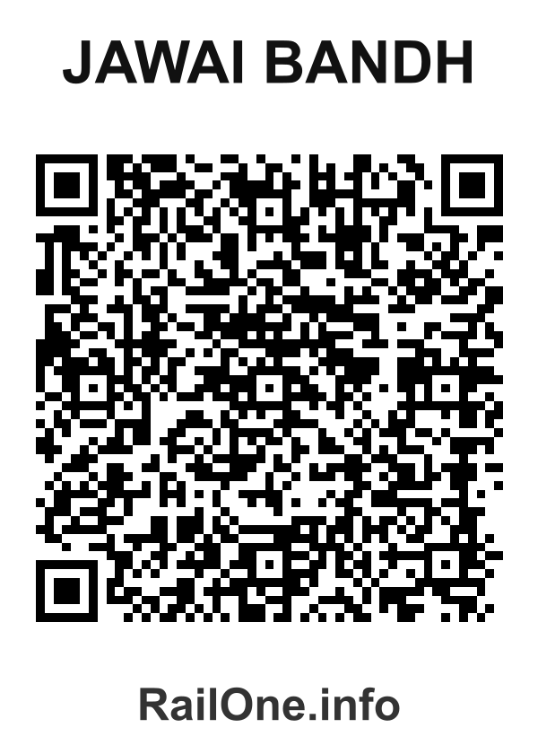 RailOne QR Code for Jawai Bandh station