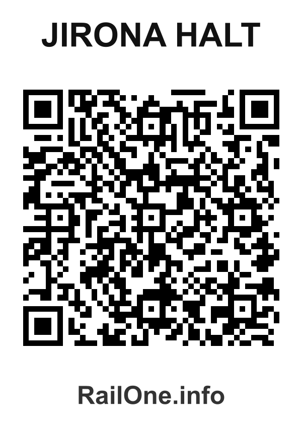 RailOne QR Code for Jirona Halt station