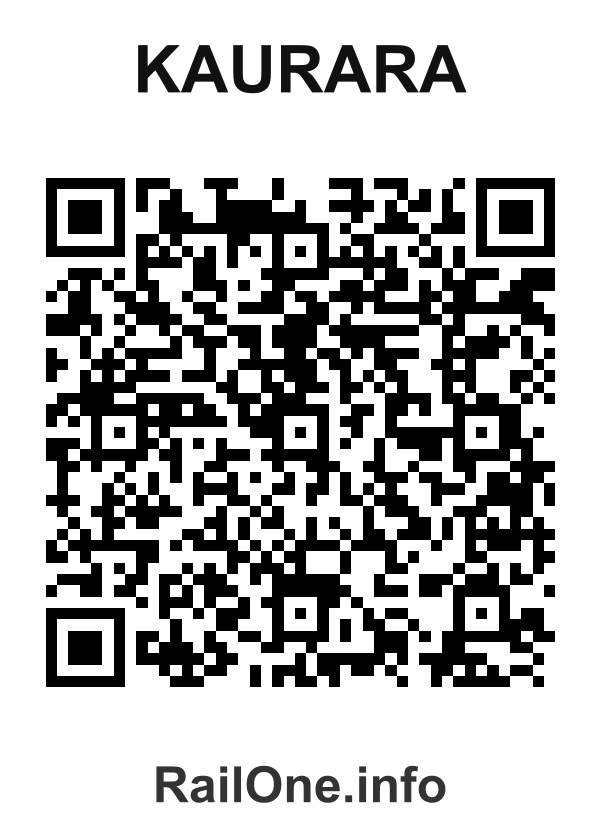 RailOne QR Code for Kaurara station