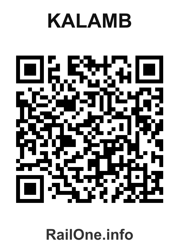 RailOne QR Code for Kalamb station