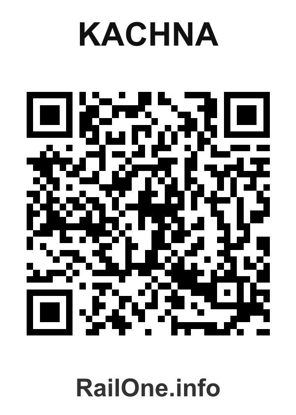 RailOne QR Code for Kachna station