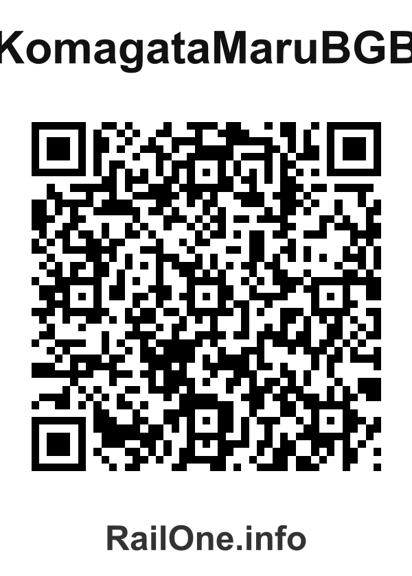 RailOne QR Code for Komagatamarubgb station