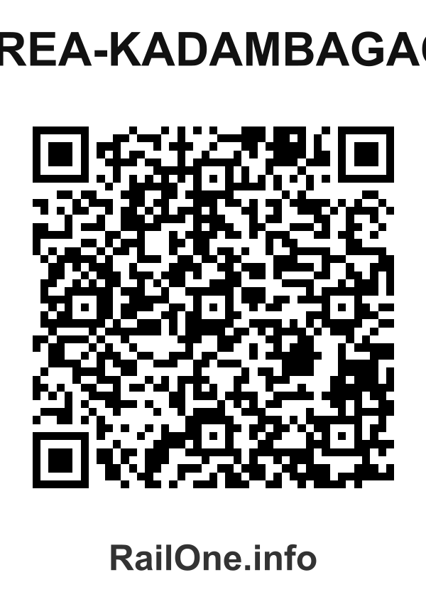 RailOne QR Code for Karea-kadambagachi station