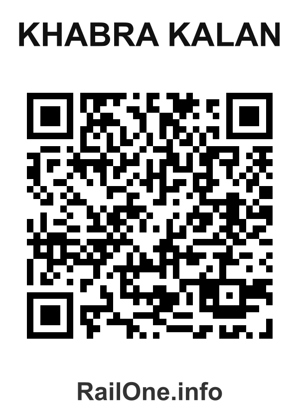 RailOne QR Code for Khabra Kalan station