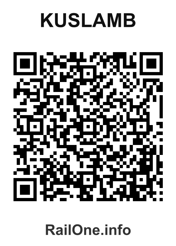 RailOne QR Code for Kuslamb station