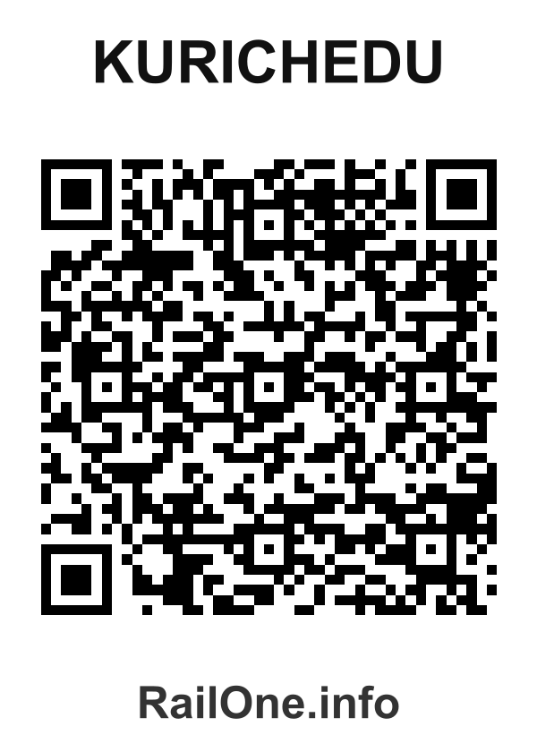 RailOne QR Code for Kurichedu station