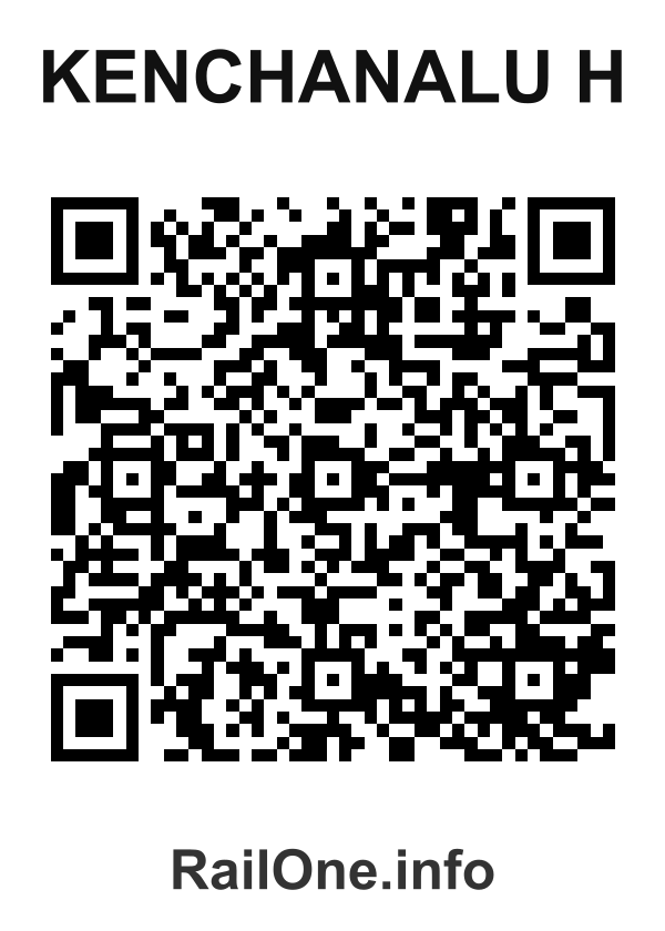 RailOne QR Code for Kenchanalu H station