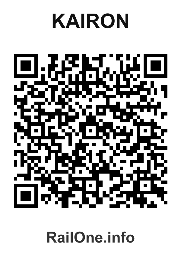RailOne QR Code for Kairon station