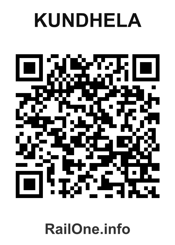 RailOne QR Code for Kundhela station
