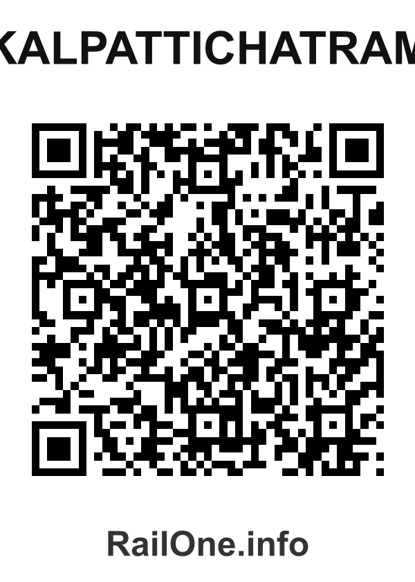 RailOne QR Code for Kalpattichatram station