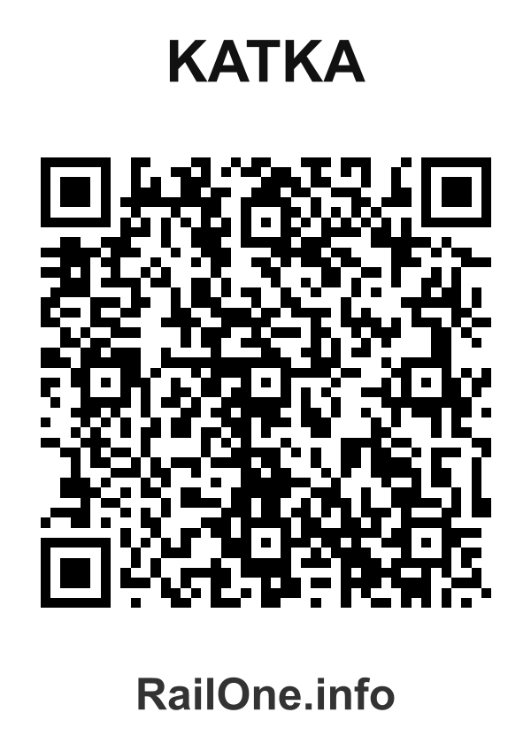 RailOne QR Code for Katka station