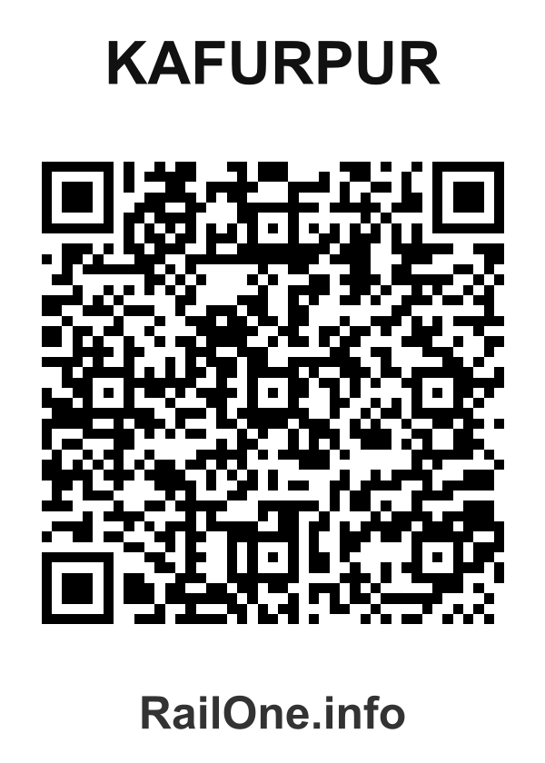 RailOne QR Code for Kafurpur station