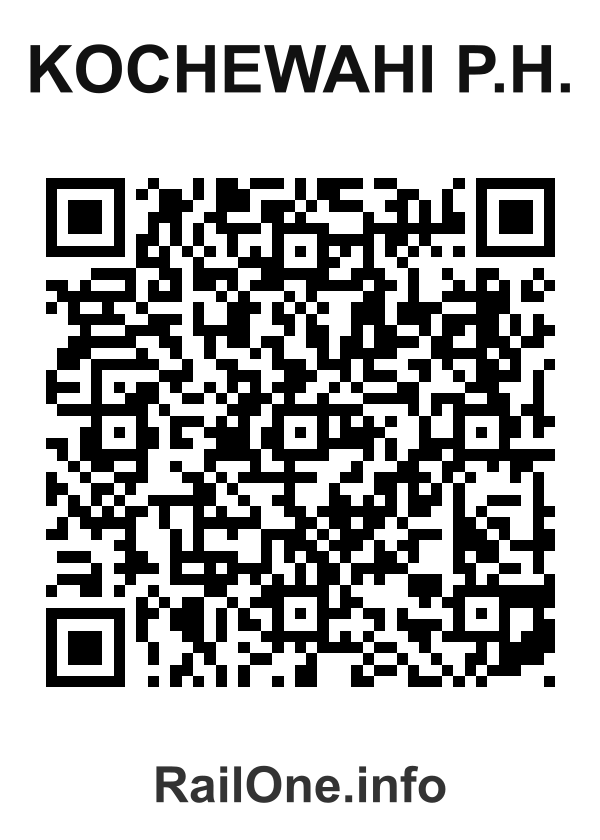 RailOne QR Code for Kochewahi P.h. station