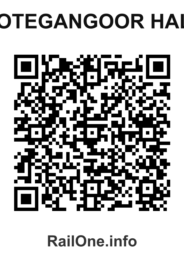 RailOne QR Code for Kotegangoor Halt station