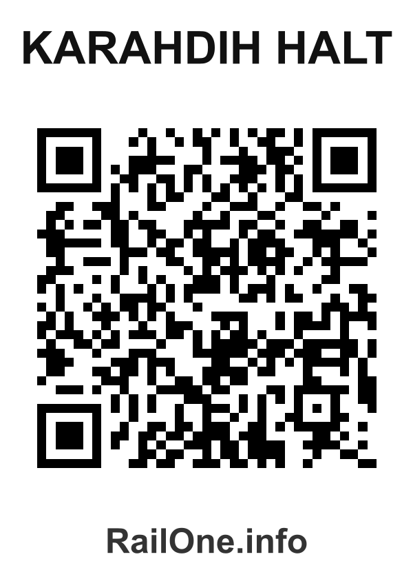 RailOne QR Code for Karahdih Halt station